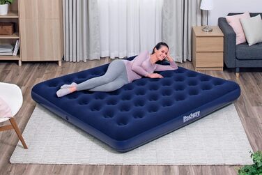 Надувний матрац Bestway King Single 203 x 183 x 22 см, сірий