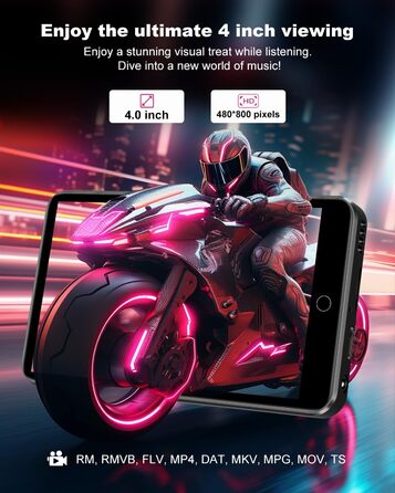 MP3 плеєр 80GB з Bluetooth та WiFi, 4.0