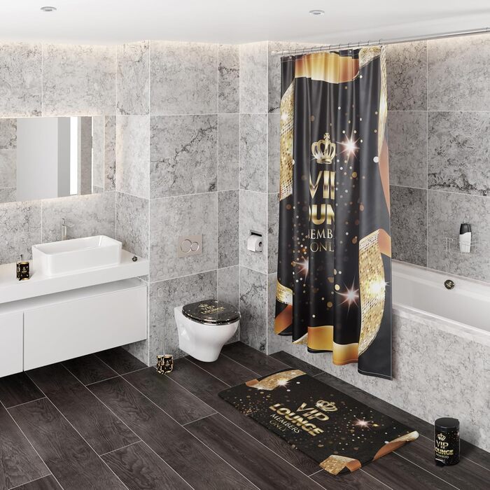Подушка для ванни Sanilo з малюнком Vip-lounge, зручна м'яка подушка для шиї з потужними присосками, прана