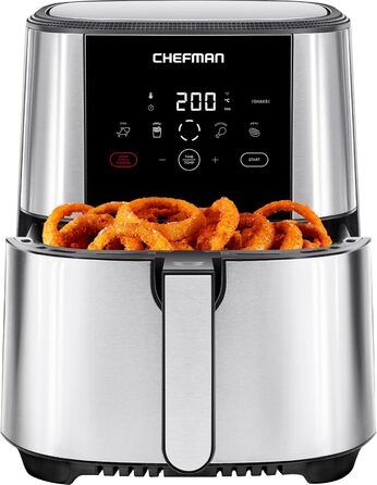 Chefman TurboFry Air Fryer - 4.75L Family Size with Digital Controls