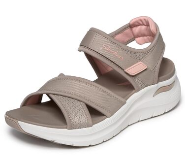 Скечерс Arch Fit 2.0 Feelin' Bright - жіночі сандалі Taupe 38 EU