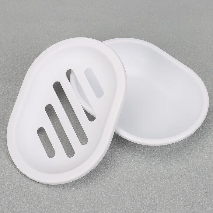 Набір мильниць Topsky (2 шт.): для ванної та кухні, легке очищення, суха мильниця