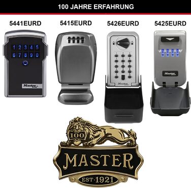 Сейф для ключів Master Lock сертифікований, великий, настінний, зовнішній, 17.3 x 10.3 x 7.5 см, підвищена безпека