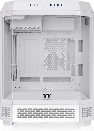 Корпус ПК Thermaltake The Tower 600 ATX Mid-Tower White з USB-C, підтримкою радіатора 420/360mm та 3 скляними панелями