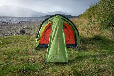 Намет Vango Hydra 200 для 2 осіб: легкий, туристичний, кемпінговий, водонепроникний (5000 мм), з алюмінієвими дугами, колір Pine