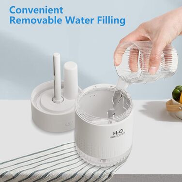 Зволожувач повітря Mini USB з LED-підсвіткою та регулюванням, для спальні, кімнати дитини, офісу, немовлят (зелений)