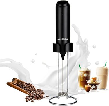Електричний піноутворювач для молока WINETELL, USB-C, для лате, какао, матча, перезаряджається