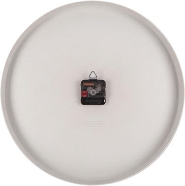 Karlsson KA5311WH Wall Clock On The Edge, white with hands, chrome, Ø 42 cm