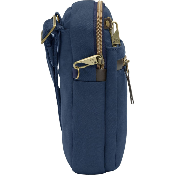 Сумка-тоут Travelon Anti-Theft Courier Navy - захист від крадіжки