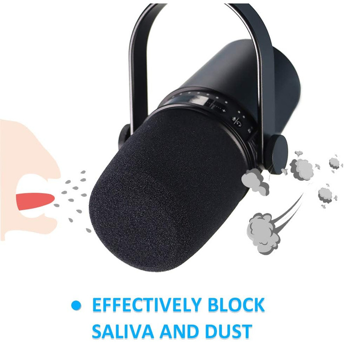 Тримач для мікрофона SUNMON Boom Arm для MV7 Set (з вітрозахистом), сумісний з MV7/MV7X/SM7B та іншими мікрофонами