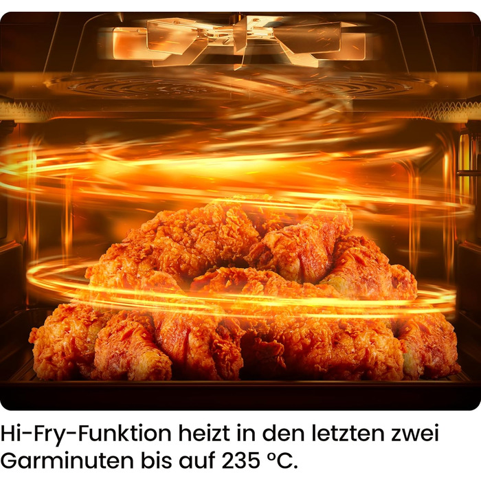 Фритюрниця без олії Chefman Hi-Fry 5.7L з сенсорним керуванням, антипригарне покриття, чорна