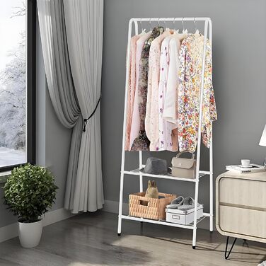 Легкий стійкий вішак для одягу на колесах - Clothes Rack