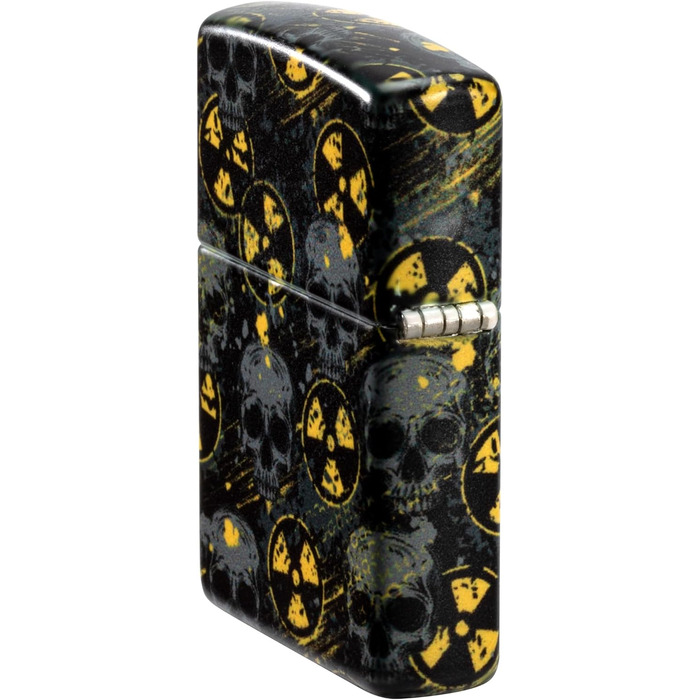Бензинова запальничка Zippo Nuclear Skulls 540, кольорова, вітростійка, багаторазова, подарункова коробка, оригінал США