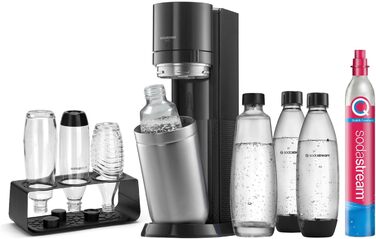 SodaStream DUO Comfort Set: Газова вода вдома | 2L пляшок, Титан