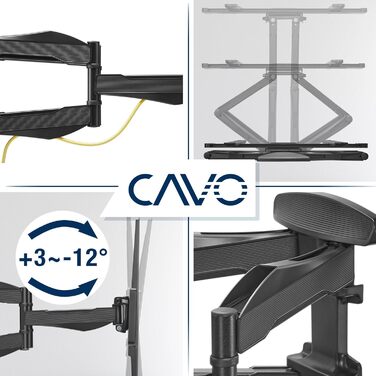 Настінне кріплення для телевізора CAVO Motion 32-70
