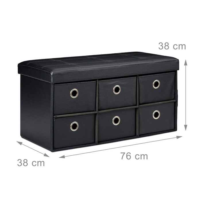 Relaxdays Storage Bench