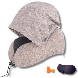 Подушка для подорожей Nappy Dreamjoy Comfy з Memory Foam, темно-сіра, A3 (H669-14)
