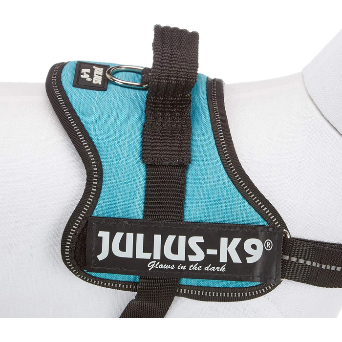 Шлейка Julius K-9 Power, розмір XS/Mini-Mini, колір Океан - тканина, багатокольорова, упаковка 1 шт.