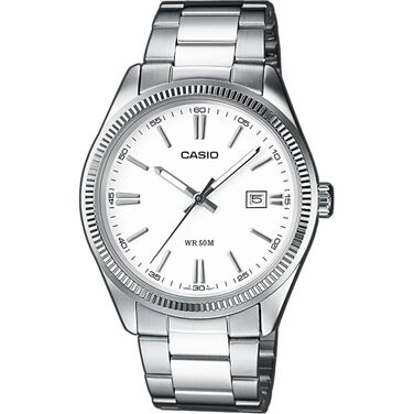 Жіночий наручний годинник Casio Collection LTP-1302PD білого кольору