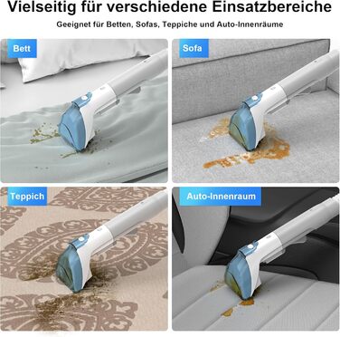 Пристрій для чищення оббивки та килимів: мокрий/сухий пилосос 450W для меблів, авто та диванів