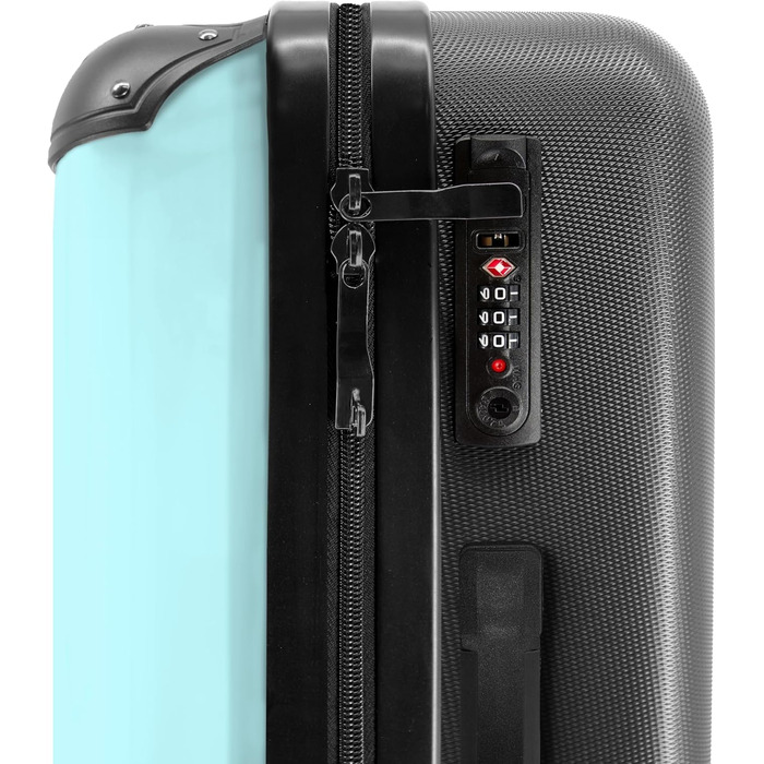 Дитячий валіза-роликовий колірний, 55x40x20 см, ручна поклажа, персоналізований, з ініціалами, для хлопчиків, з принтом 'Ренн-авто', легкий, з іменем, 2 фламінго на блакитних роликах