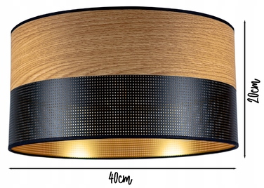 Підлогова лампа Glimex MODERN E27 60 Вт, бежевий, чорний, жовтий