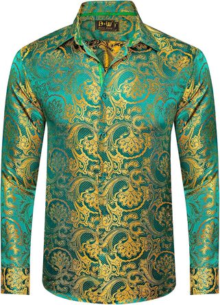 Чоловічі шорти Barry Wang Retro (4 шт) XL, зелено-золоті