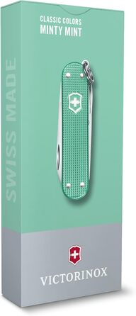 Швейцарський ніж Victorinox Classic SD Alox: мультитул з 5 функціями, з файлом для нігтів