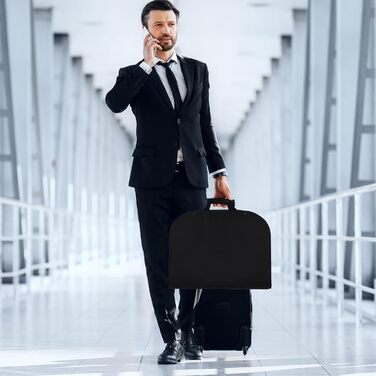 2 місткі мішки для одягу з відділенням для взуття, 120 x 60 см, мішок для одягу на блискавці, водо- та пилонепроникний, складні мішки для зберігання одягу, чохол для одягу, сорочок