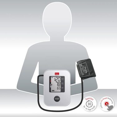 Тонометр BOSO medicus X - автоматичний тонометр для вимірювання артеріального тиску, 1 шт.