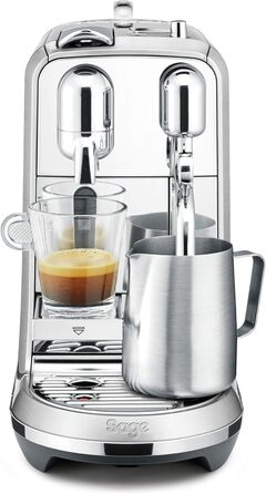 Кавова машина капсульна Sage Nespresso Creatista Plus SNE800BSS, нержавіюча сталь