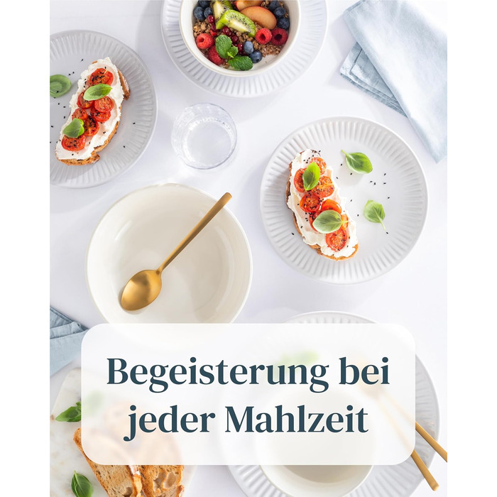 Набір керамічних чашок Steingut Hygge (6 шт.) - Стильний набір чашок для кави та чаю, сірий колір