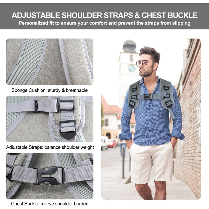 Рюкзак-переноска для котів та собак, дихаючий, сірий | Рюкзак для тварин для подорожей, прогулянок, хандлінгу