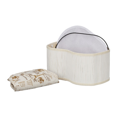 Relaxdays Bread Basket Paris in White