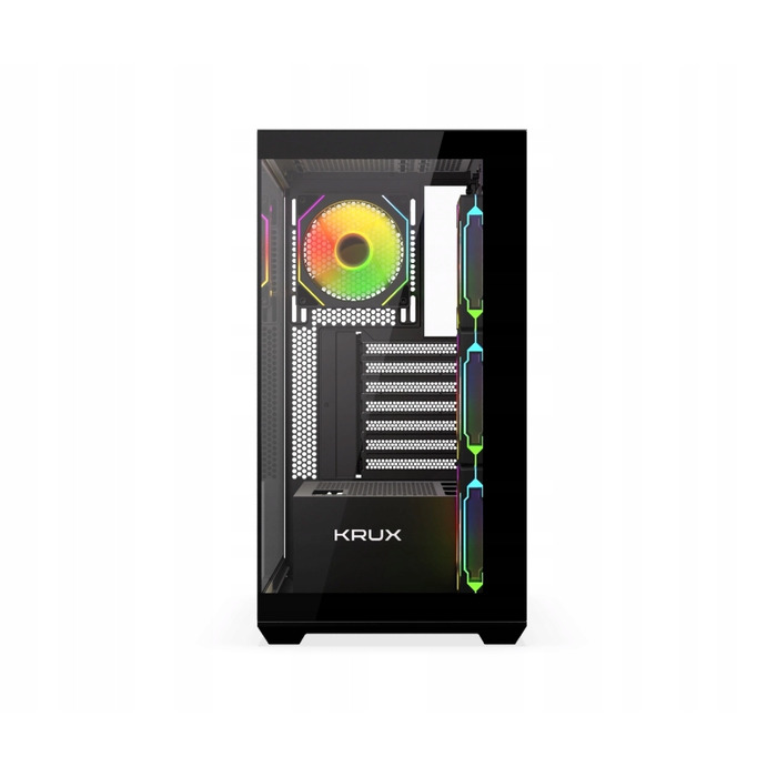 Корпус Krux Exo ARGB midi tower ATX, чорний