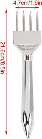 Ice Pick, Stainless Steel Ice Pick Tool, Bar Tool, Manual Ice Crusher, Ice Breaker, Ice Carving Tool for Kitchen, Bar, Restaurant (457 x 457 cm / 179.9 x 179.9 inches)