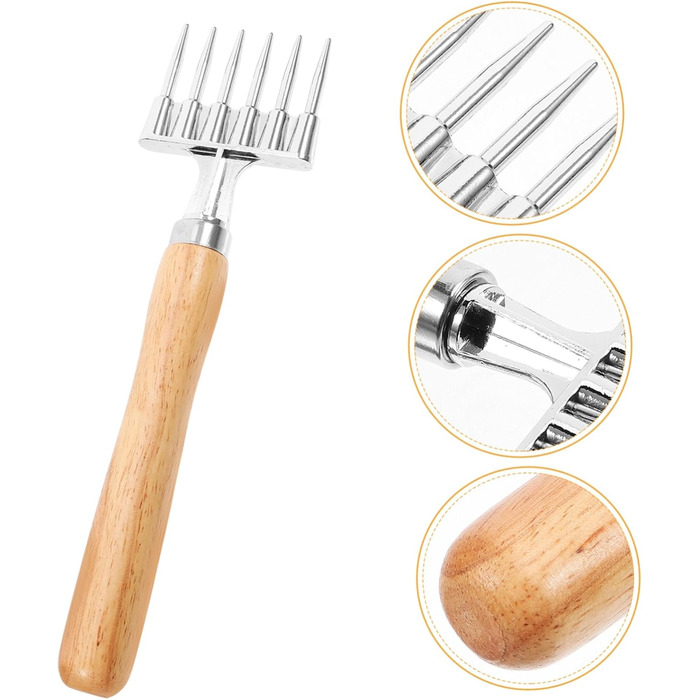 SHOWERORO 5-Piece Ice Scraper Tools for Ice Picking, Ice Breaker Device, Professional Ice Pick Tool, Ice Breaker Tool, Ice Pick for Home, Ice Crusher, Aluminum Alloy, Khaki