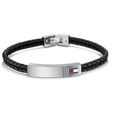 Браслет чоловічий шкіряний Tommy Hilfiger чорного кольору 2701010