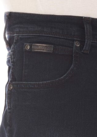 Джинси чоловічі Wrangler Texas Stretch Regular Fit Authentic Straight, бавовна, колір Smoke Blue (33W/36L)