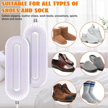 Електричний сушильник для взуття Herbst: 3 режими, таймер, антибактеріальний, для дитячого та гірськолижного взуття