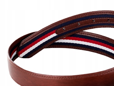 Двосторонній ремінь Tommy Hilfiger 4W1 11DI02E1BROWN 34/85 у подарунковій коробці