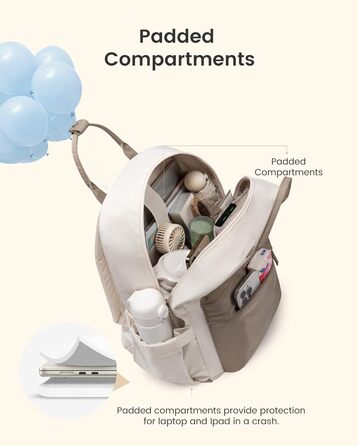 LOVEVOOK Рюкзак для жінок, шкільний рюкзак для ноутбука, 15.6 дюймів, для підлітків, дівчаток, універсальний, міський, водонепроникний, для школи, університету, подорожей (Сіро-блакитний)