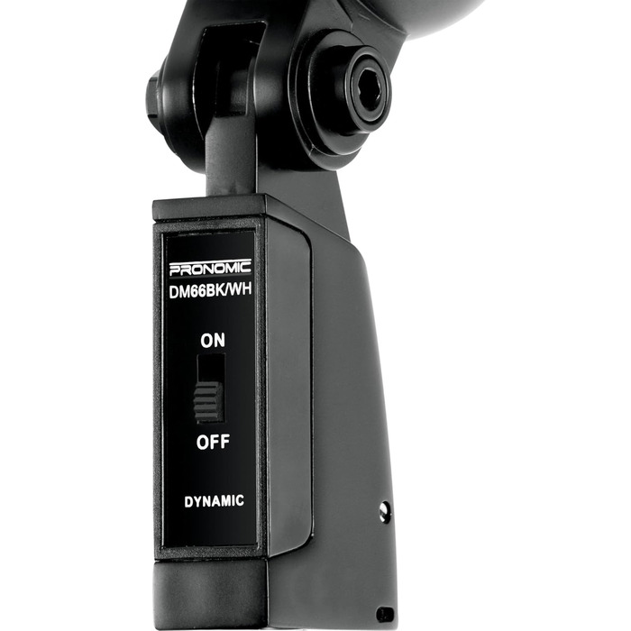 Pronomic DM-66R: Ретро мікрофон для вокалу, динамічний, чорно-червоний