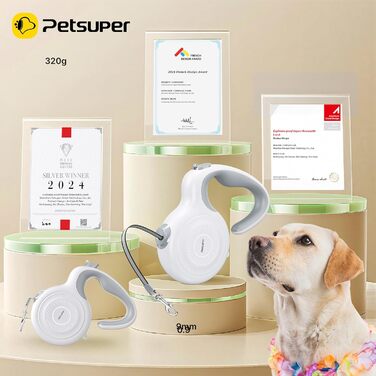 Рулетка для собак Active Brake 5м - міцна левка для середніх та великих собак до 60 кг