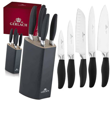 Набір ножів у підставці Gerlach Style Plus, 5 предметів