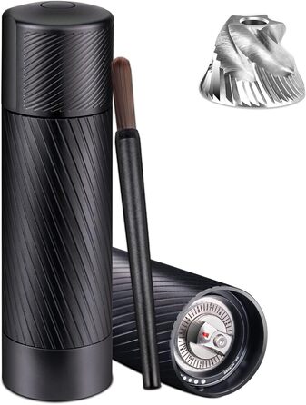 Homnoble Professional Pepper Grinder - High-Performance Metal Pepper Grinder, Manual Pepper Grinder with Adjustable Coarseness and Stainless Steel Blade