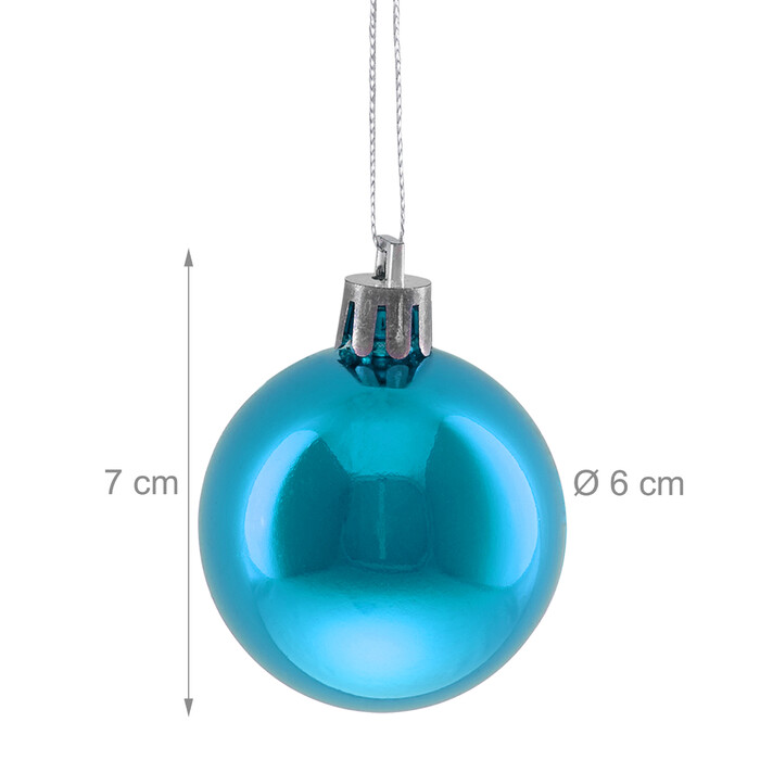 Relaxdays Set of 50 Christmas Baubles