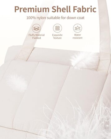 Сумка жіноча Narwey Shopper бежева, велика, легка - для роботи, навчання, як сумка для вчителя з багатьма кишенями