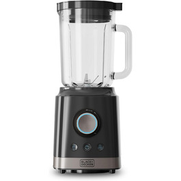 Black+Decker 2200W Stand Mixer with Glass Bowl - 2.2L, 8 Speeds, 6 Stainless Steel Blades, Ice Crush & Smoothie Maker
