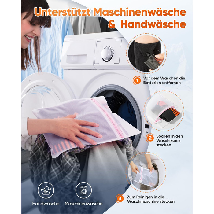 Гріючі шкарпетки з керуванням через додаток, 5000mAh, 5V, 3 режими нагріву, 360° нагрів, для жінок та чоловіків, для катання на лижах та полювання, середнього розміру